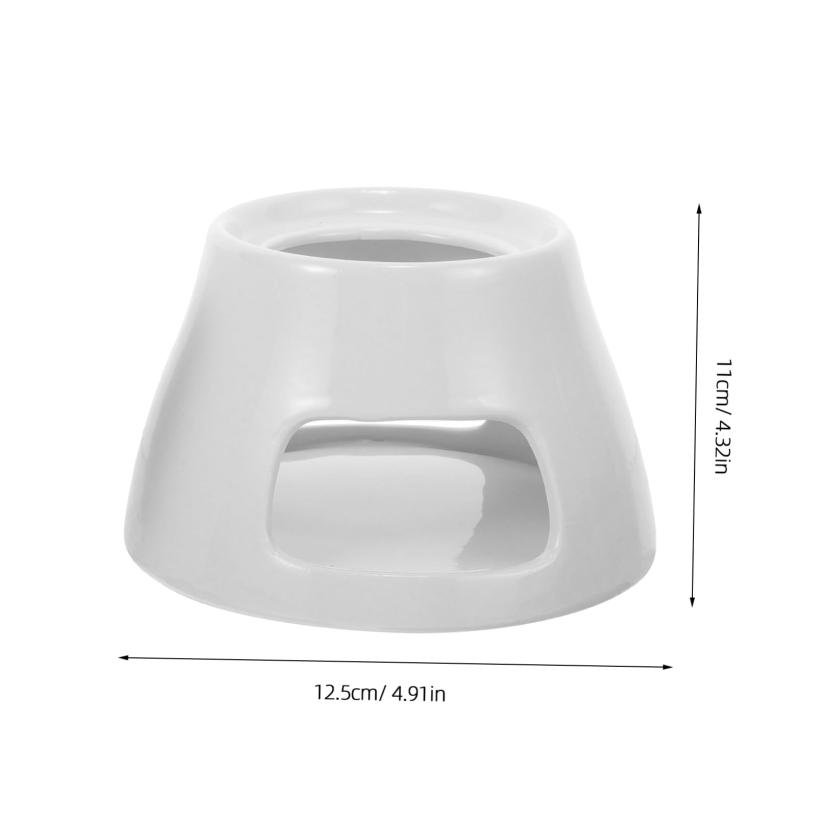 Ciieeo 1set Chocolate Cheese Melting Pot Ceramic Fondue Mug for Butter Candy and Cheese for Parties and Gatherings Decorative and Easy to Use