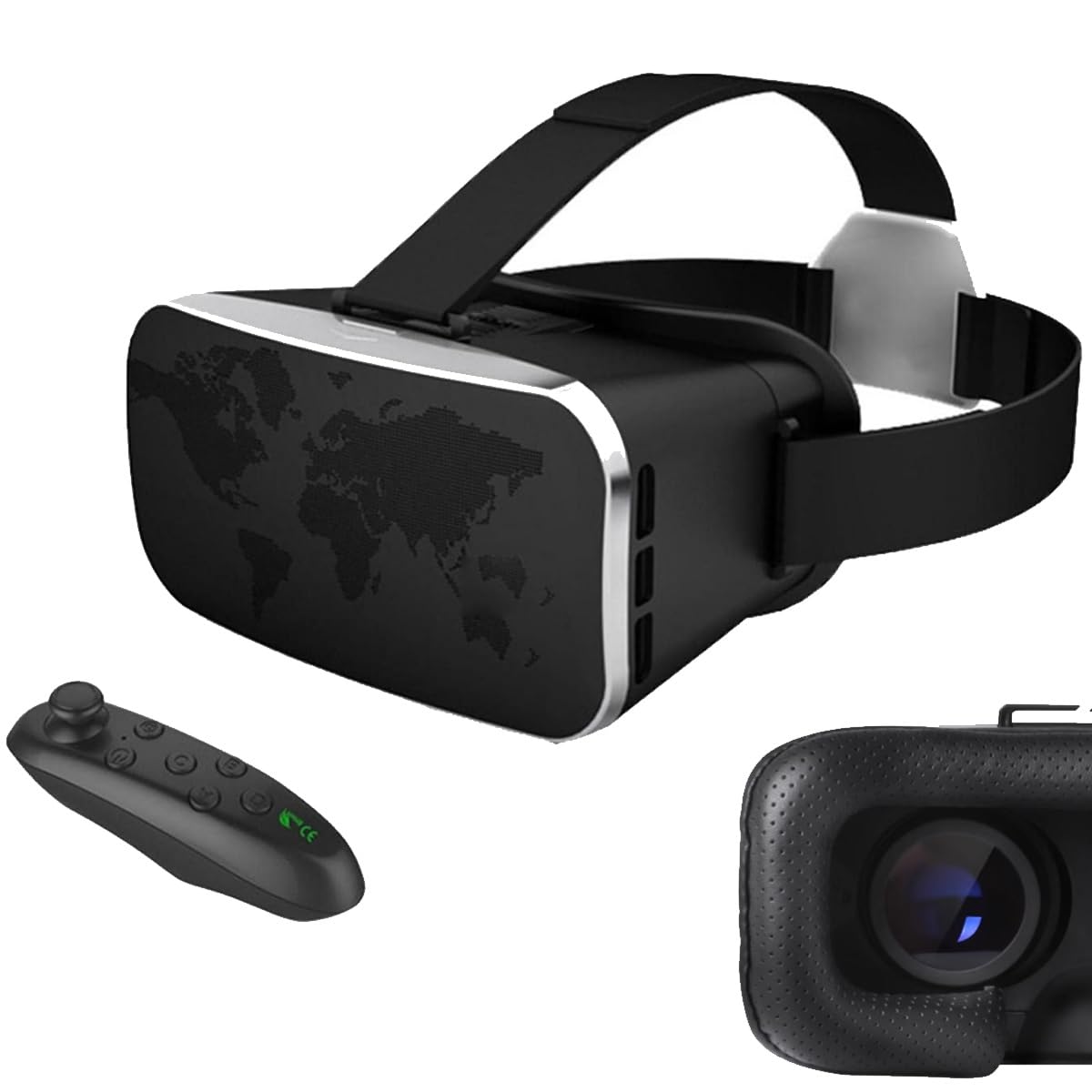 Gafas VR inteligentes de realidad virtual HD: gafas VR con protección ocular con luz azul, gafas VR inteligentes de realidad virtual HD, se pueden usar gafas VR for sistemas Android IOS: regalos ideal
