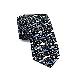 FCYDMN Shark Necktie Funny Fish Tie for Men Men's Novelty Animal Ties for Wedding Party Work Casual Party Gifts With Gift Box
