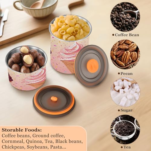 Contenedor hermético acero inoxidable 30oz para café miniatura 6