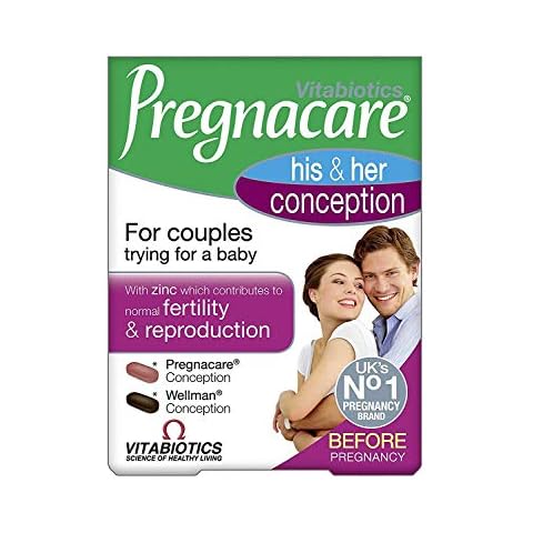 Pregnacare 3481041 Conception His & Hers 60's, 60 Tablet Cover