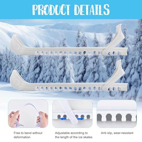 CUNTAUK Ice Skate Guards, Hockey Shoes Ice Skate Blade Covers - Image 3