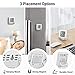 ThermoPro TP49 3 Pieces Digital Hygrometer Indoor Thermometer Humidity Meter Mini Hygrometer with Temperature and Humidity Monitor Outdoor and Room Thermometer Weather Station