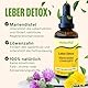 Leber Detox Mariendistel & Löwenzahn – 50 ml – mit Bitterstoffen – 100% natürliche Unterstützung für Leber, Galle & Verdauung – entgiftend & wohltuend – NatimaVita