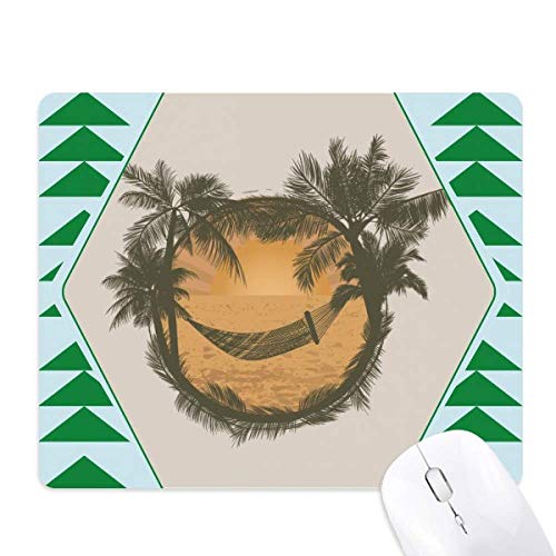Tapis de souris beach cloud avec base en caoutchouc antidérapante