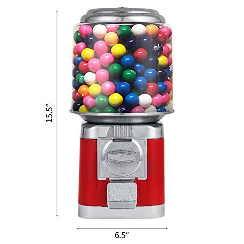 Mophorn Gumball Machine Durable Metal Body Gumball Dispenser Machine