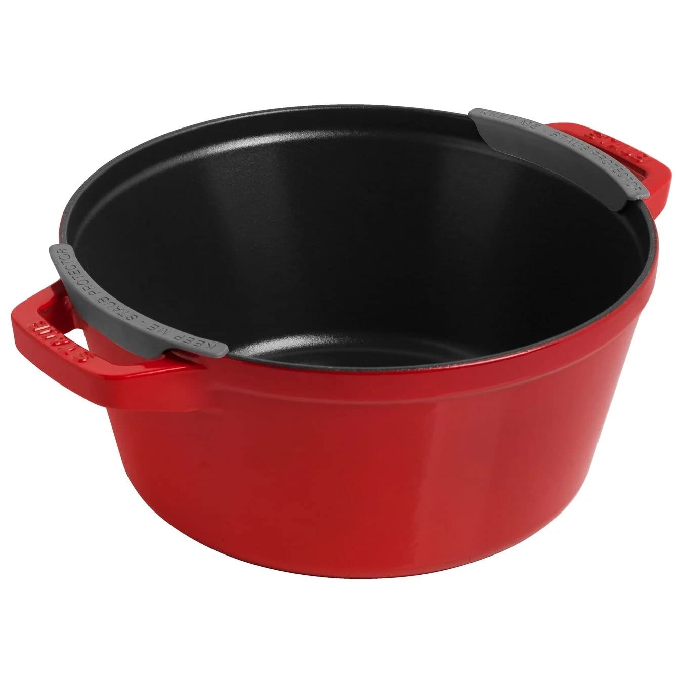 Amazon.com: STAUB La Cocotte 3-Piece Round Cast Iron Saucepan Set