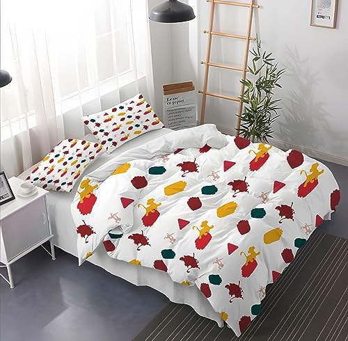 Parure de lit hypoallergénique en microfibre 140x200 cm avec fermeture éclair pratique - 4