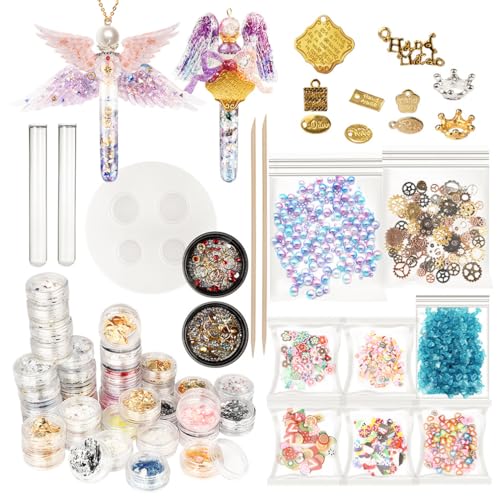 Moule shaker résine pour bijoux magiques et accessoires de sorcellerie DIY