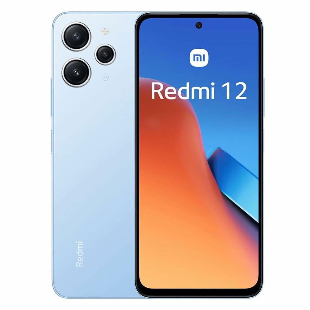 Xiaomi Redmi 12 (Sky Blue 8GB RAM, 256 Storage) - MediaTek G88 Powerful Processor |50MP High-Resolution main camera | 90 Hz FHD+ AdaptiveSync display | 5000mAh(Typ) High-Capacity battery