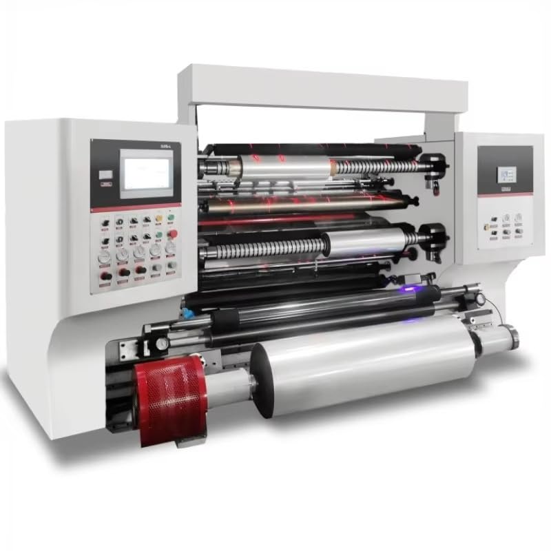 Heavy-Duty Roll Slitting Machine for Wide & Large Rolls - Industrial Strength Slitter Rewinder for Kraft Paper, PVC, PET & Plastic Films