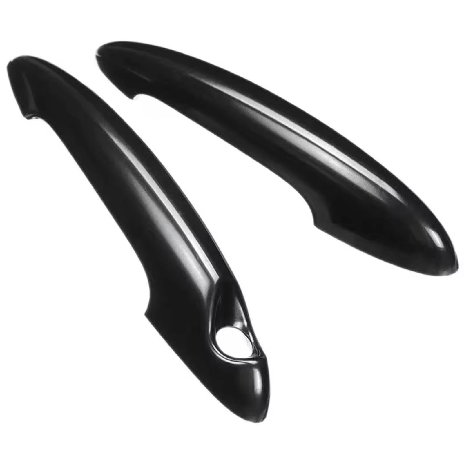 FVOIRSS Outer Door Handle Compatible with MINI for R53 for Cooper S 2001 2002 2003-2006 for R55 for Clubman 2007–2014 Car Door Handle Cover Decoration Sticker(Black)