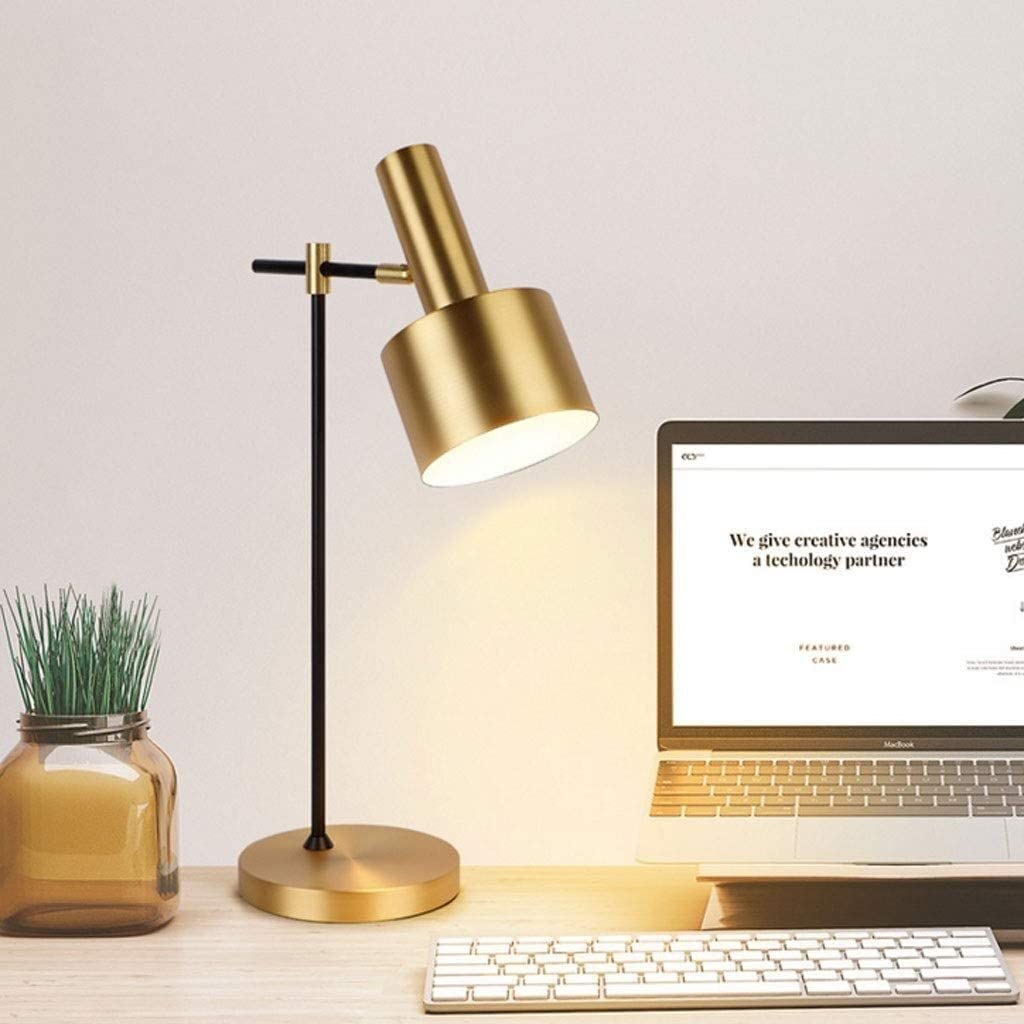Lampa Stołowa Lampka Nocna E27 Lampka Nocna Z Kutego Żelaza Abażur Regulowany Oświetlenie Do Sypialni Sprzęt Szafka Nocna Lampa Biurkowa Sypialnia Salon Lampa Biurkowa