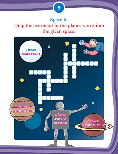 Image of Kid's 5th Activity Book - General Knowledge | Fun Early Learning Workbook for Kids Age 7+ | Science, Animals, Vehicles, Solar Energy & More | 64 Pages