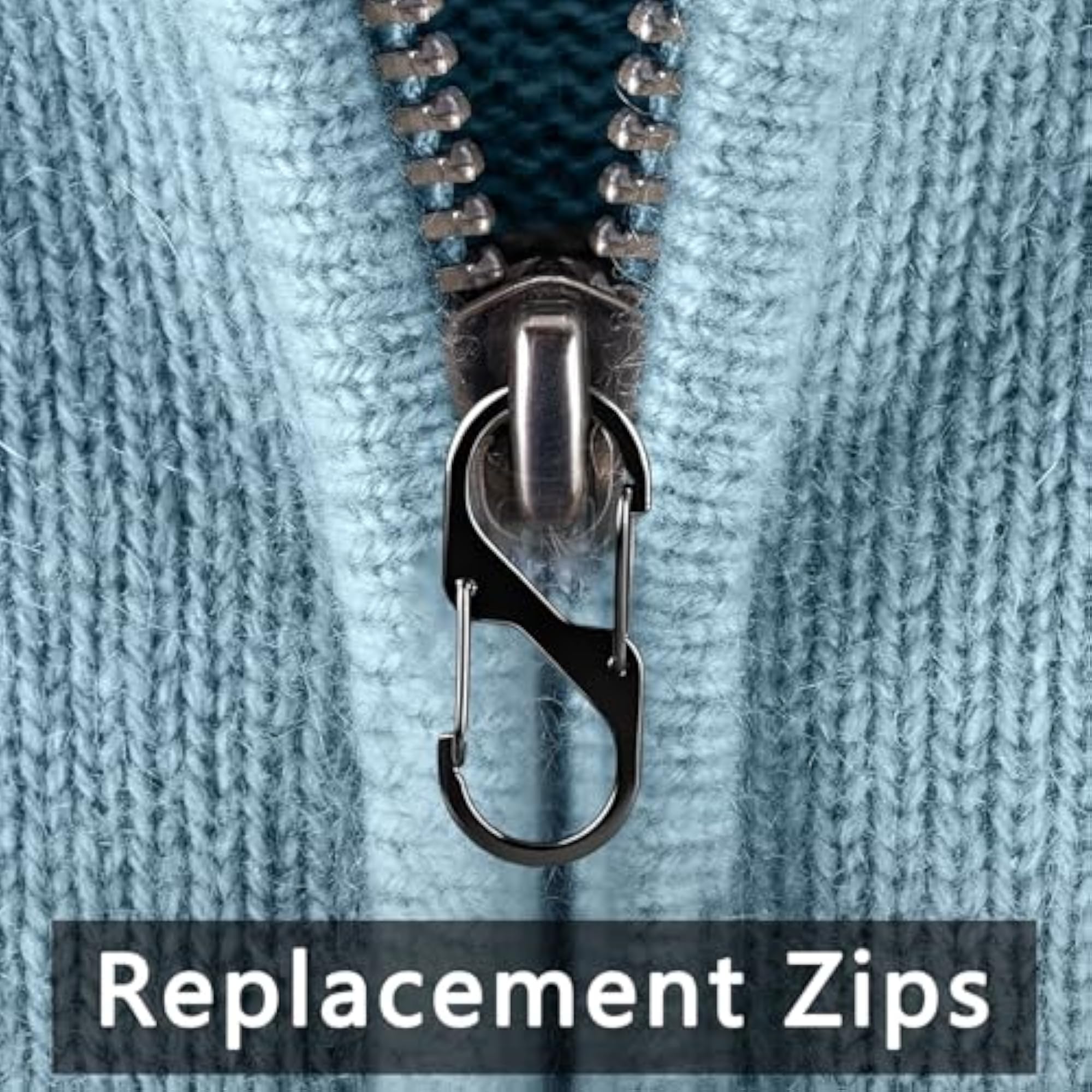 Zipper Locks with Carabiner Clip, Theft Deterrent Travel Locks