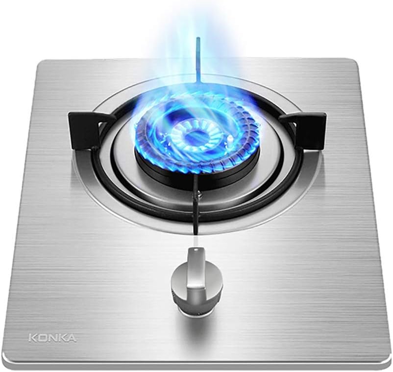 Estufa de Mesa a Gas 1 Quemador 4.8KW Empotrable Acero Inoxidable