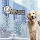 fabisup Hunde-Autoabzeichen, Laserschnitt, 3D-Auto-Aufkleber, Gold, Universal, Auto, LKW, Wohnmobil, Motorrad, Boot (Golden Retriever)