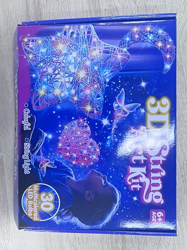 Hapikids Craft Kits for Kids, 3D String Art Kit Arts and Crafts for Kids Toy Age 9 10 11 Year Old Girls Birthday Presents for 6 7 8 9 Year Olds Boys Toy Age 8 9 10 Easter Girls Gifts DIY Glow Lantern - Image 9