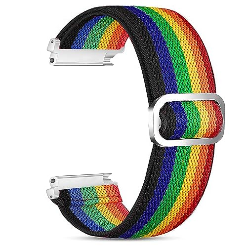 Bracelet de montre nylon élastique à libération rapide 22mm