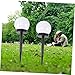 OSALADI 4pcs Solar Ground Lamp Bulb Lamp Ground Lights for Garden Solar Driveway Lights Outside Lighting Tool Outdoor Pathway Lights Solar Stake Light Solar Lights Low Voltage Lamp Led