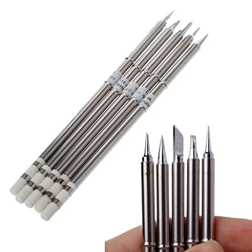 YUNAWU T12 Series Solder Iron Tips For Hakko FX951 BAKON 950D Soldering Station Set