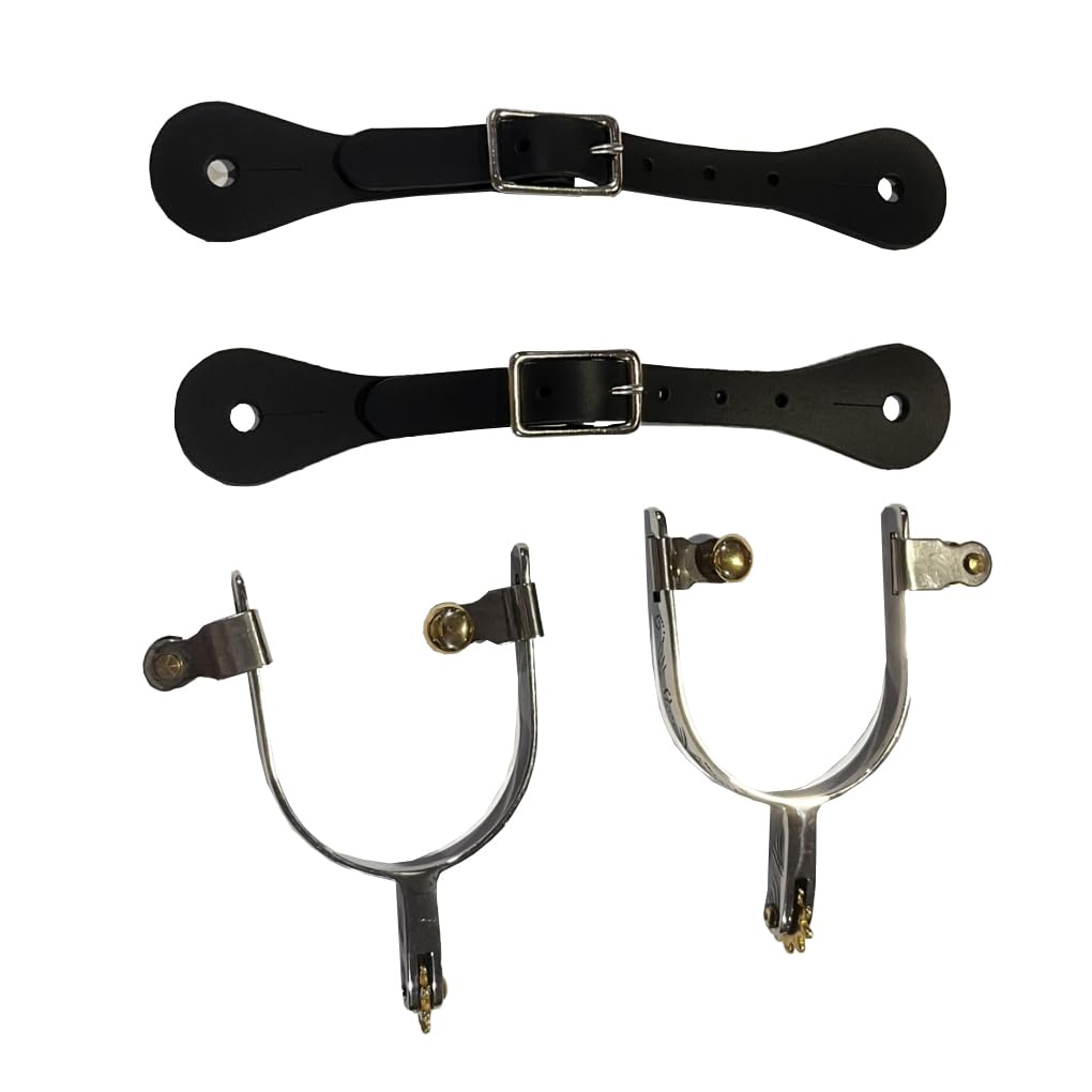 Attrezzatura sportiva per gare di allenamento, feste, professionale, in acciaio Per inox, sperone per stivali da cavallo, decorazione, robusto, per