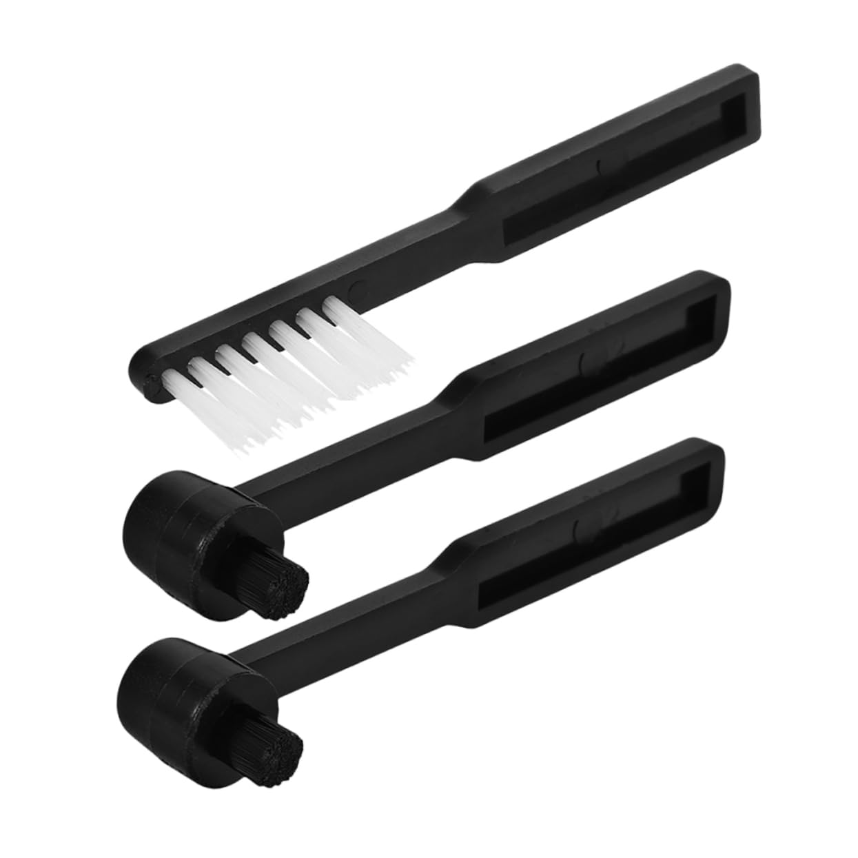 BESPORTBLE 3Pcs Turntable Cleaning Brush Bristles Static Vinyl Record Needle Cleaner Safeguard Tool for Analog Audio Systems