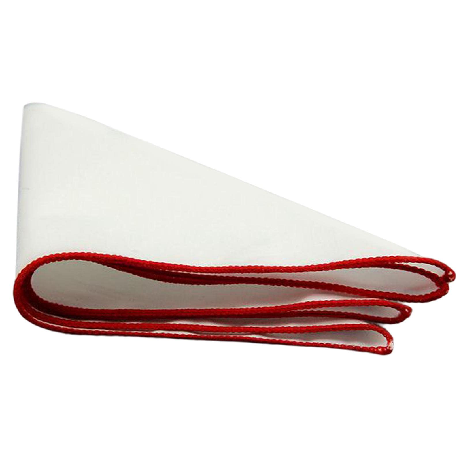 ZOOMELLA White Handkerchief Pocket Towel Groom Suit Accessories Hanky Pocket Square Red|Clothing Shoes & Accessories |Handkerchiefs-picture-23