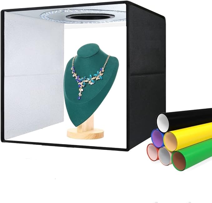 Jubilant Portable Photo Studio Light Box, 40cm Professional Dimmable