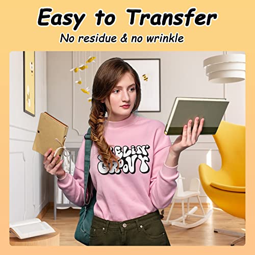 Htvront White Flock Htv Heat Transfer Vinyl-12" X 6Ft Flock Htv Vinyl Roll For T-Shirts, Flocked Iron On Vinyl For Cricut & Heat Press Machine- Easy To Cut & Weed Flock Vinyl Heat Transfer (White) #TOP4