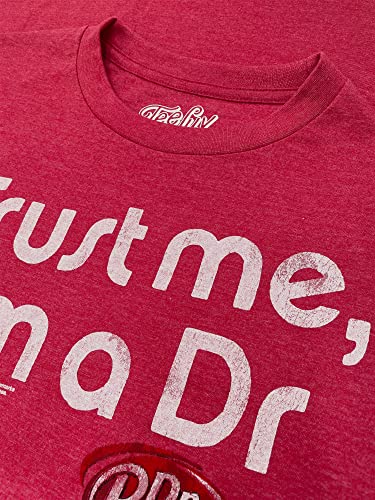 Dr Pepper Trust Me I'm A Dr | Soft Touch Tee-Medium,Red Heather #TOP1