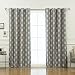 Best Home Fashion Grey Arrow Room Darkening Blackout Grommet Top Curtain 84" L - (Set of 2 Panels)