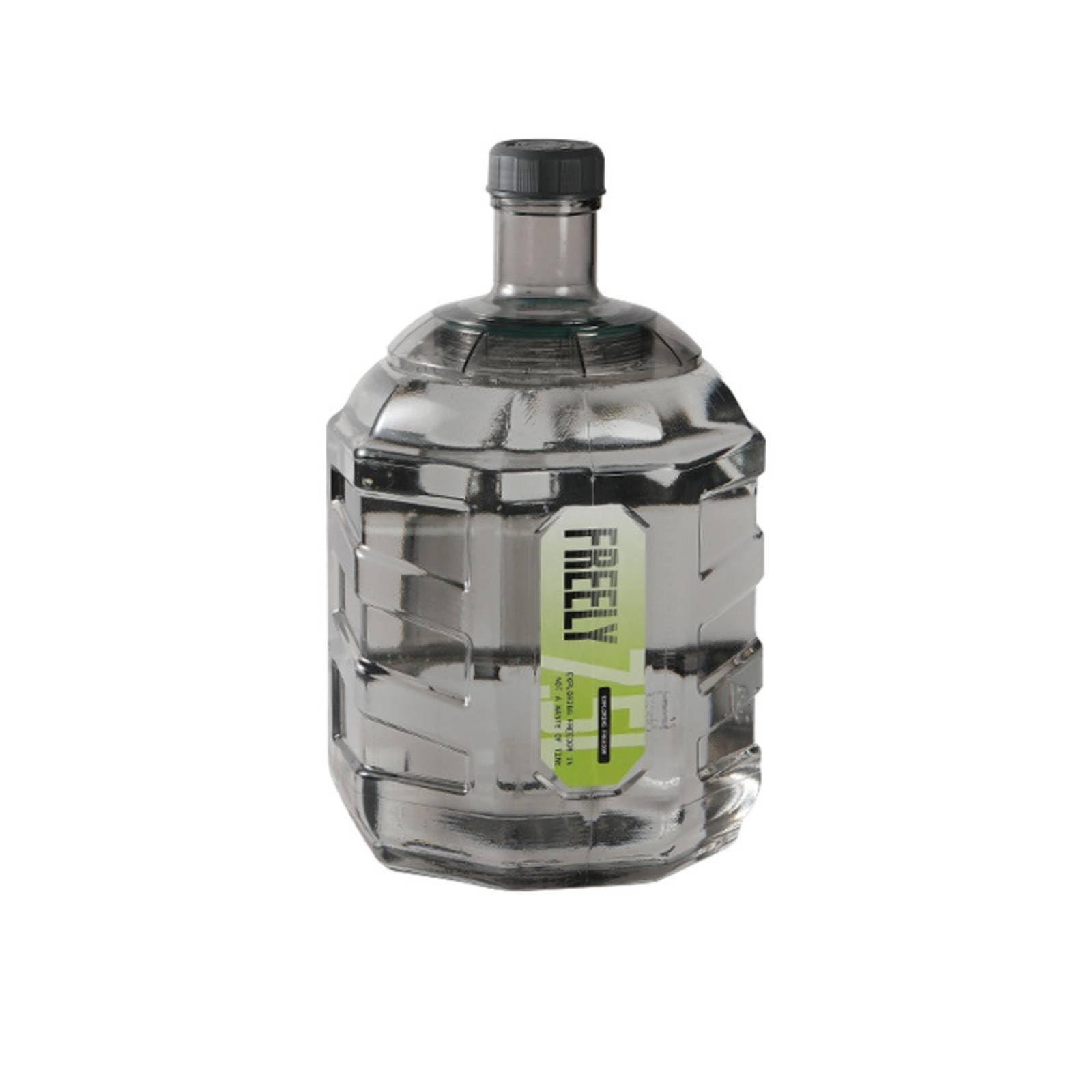 Almencla Contenedor de Agua Exterior Bidón Dispensador Barril Portátil con Apertura Amplia y Rosca Firme Material Resistente Apto para Agua Potable Estable en, 15L, 【新款】 15L灰色八角桶（大口可拆卸）