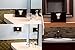 Stained Bamboo Dual-Dispensing Multi-Fold Paper Towel Holder. Wall Mount or use on Counter Top, Table, or Sink for Portable Use. Houses Single, Z, C, Multi-Fold Paper/Hand Towels(Towels Not Included)