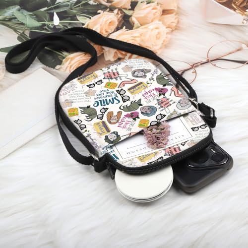 POFULL Movie Inspired Crossbody Bag Romance Movie Lover Tote Bag Comedy Lover Gift3