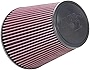 K&N Universal Clamp-On Air Intake Filter: High Performance, Premium, Washable, Replacement Filter: Flange Diameter: 6 In, Filter Height: 8 In, Flange Length: 0.625 In, Shape: Round Tapered, RU-1044