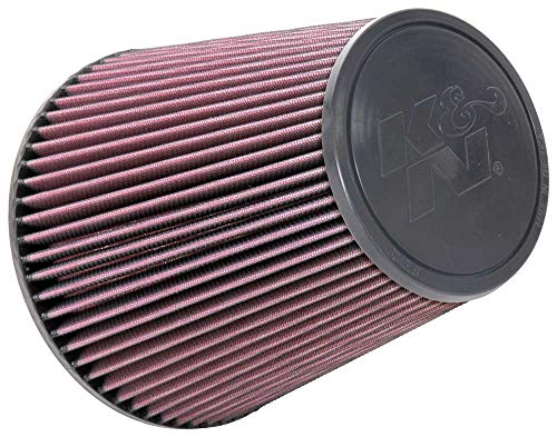 K&N Universal Clamp-On Air Intake Filter: High Performance, Premium, Washable, Replacement Filter: Flange Diameter: 6 In, Filter Height: 8 In, Flange Length: 0.625 In, Shape: Round Tapered, RU-1044