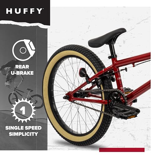 Huffy 20 Inch BMX Bike for Kids, Race & Freestyle Styles,