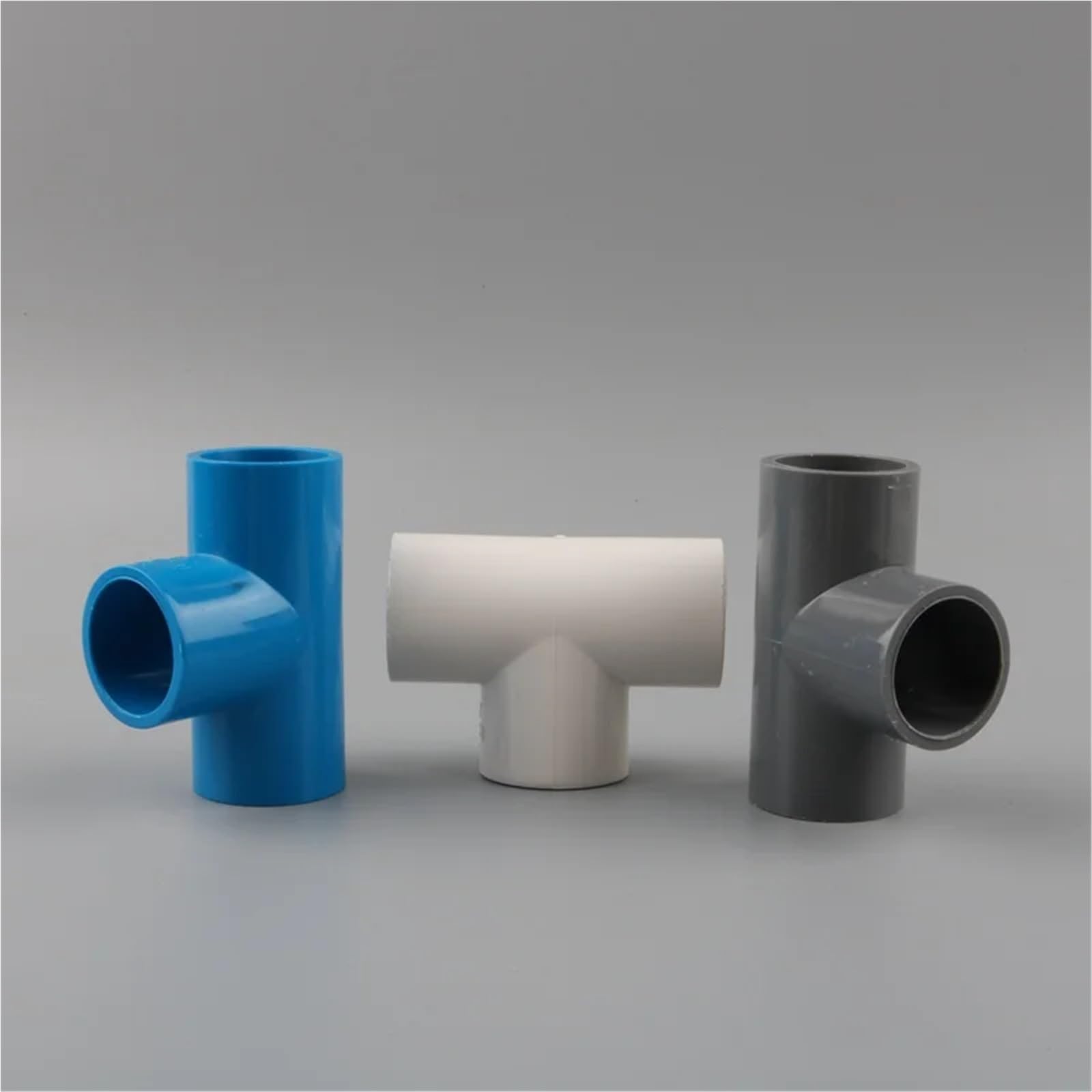 Conector rápido de manguera, conector tubería PVC en T 20~315 mm, adaptador juntas acoplamiento 3 vías forma for conexión agua jardín(Blue,250mm(1pcs))