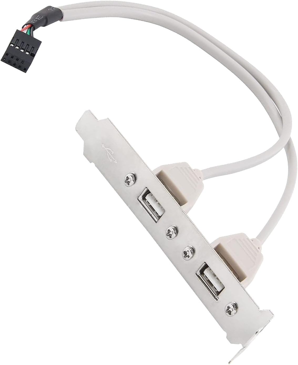 Amazon.com: Motherboard 2 Ports USB 2.0 Hubs Expansion Rear Panel ...