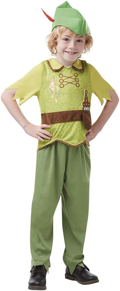 Rubie's Disney Peter Pan Book Week and World Book Day Child Costume, Medium, 5-6 Years, 116 cm, M