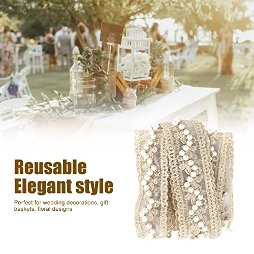 Buachois Beige Lace Ribbon - Image 2