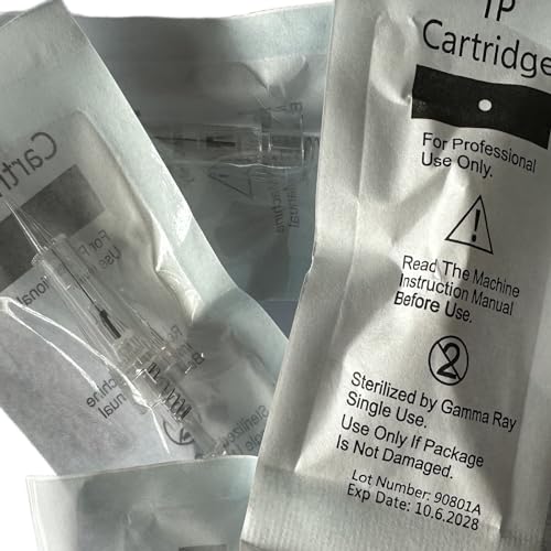 20 unidades agulhas descartáveis micropigmentação baioneta Cartridge para cartuchos de agulhas tatuagem agulhas de dermografo (5F)