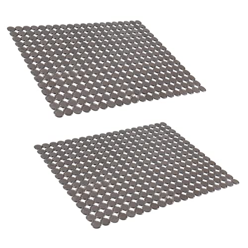 OTHWAY 2 alfombrillas para fregadero de cocina, protector de PVC para fregadero de acero inoxidable/