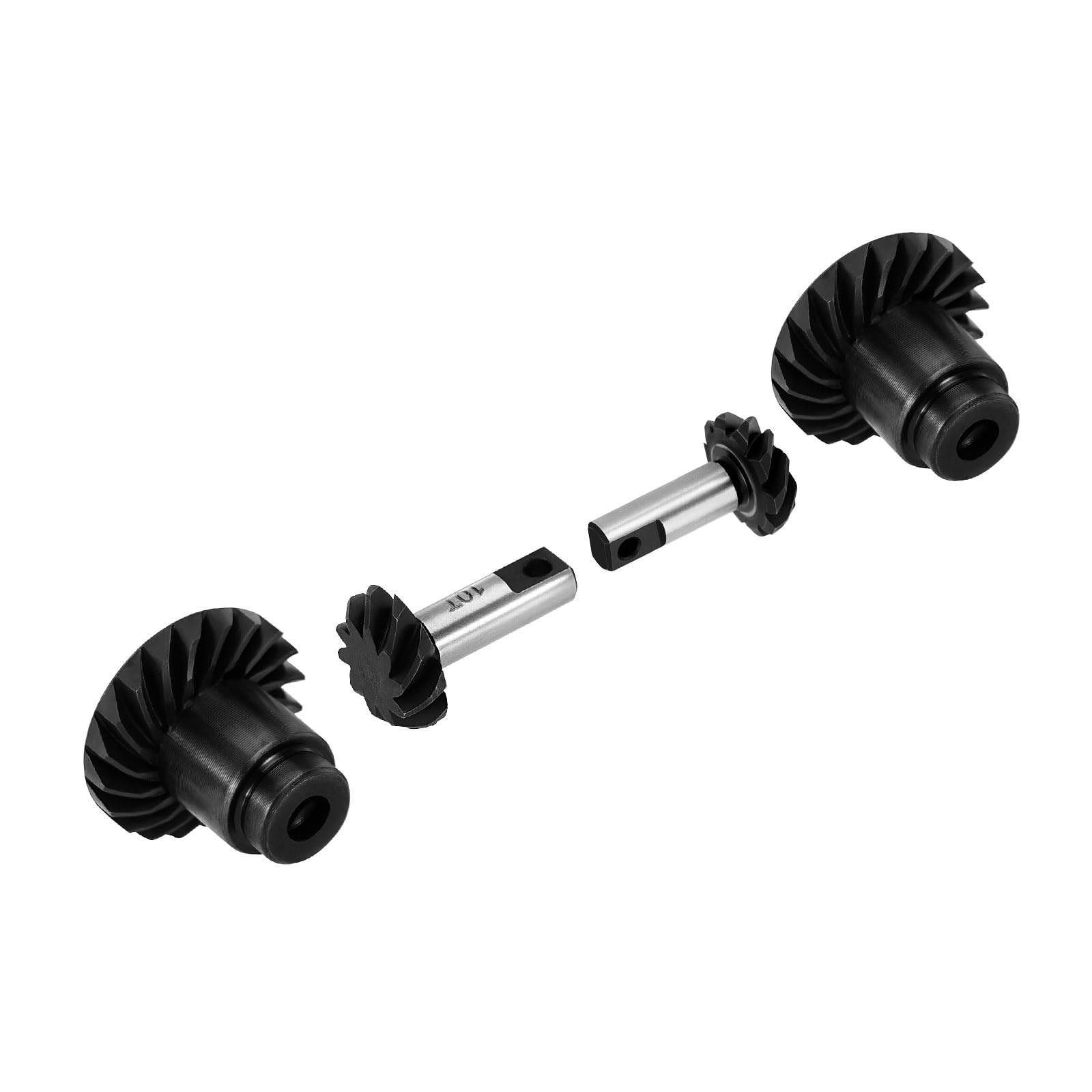 INJORA Steel Alloy Helical Axle Gear Set for 1/18 RC Crawler Redcat Ascent-18 Upgarde(2 Sets)