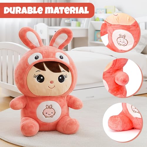 Image of Zest 4 Toyz Soft Toy for Girls (40 cm) | Baby Toys | Cute Stuffed Animal Plush Toy | Rabbit Soft Toy Cuddly Teddy Bear for Kids | Birthday Gift for Girls - Multicolor