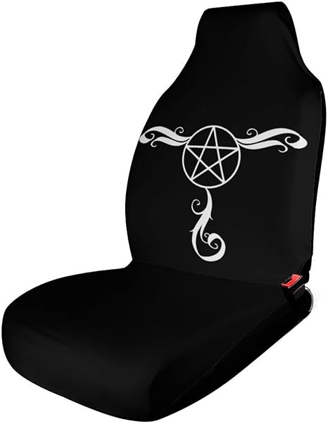Zodiac Wheel Astrology Horoscope Circle Sun Wiccan Car Seat Covers, Car Seat Protection for Women and Girls, Suitable for Most Vehicles, Cars, Cars, Trucks, SUVs, Vans.