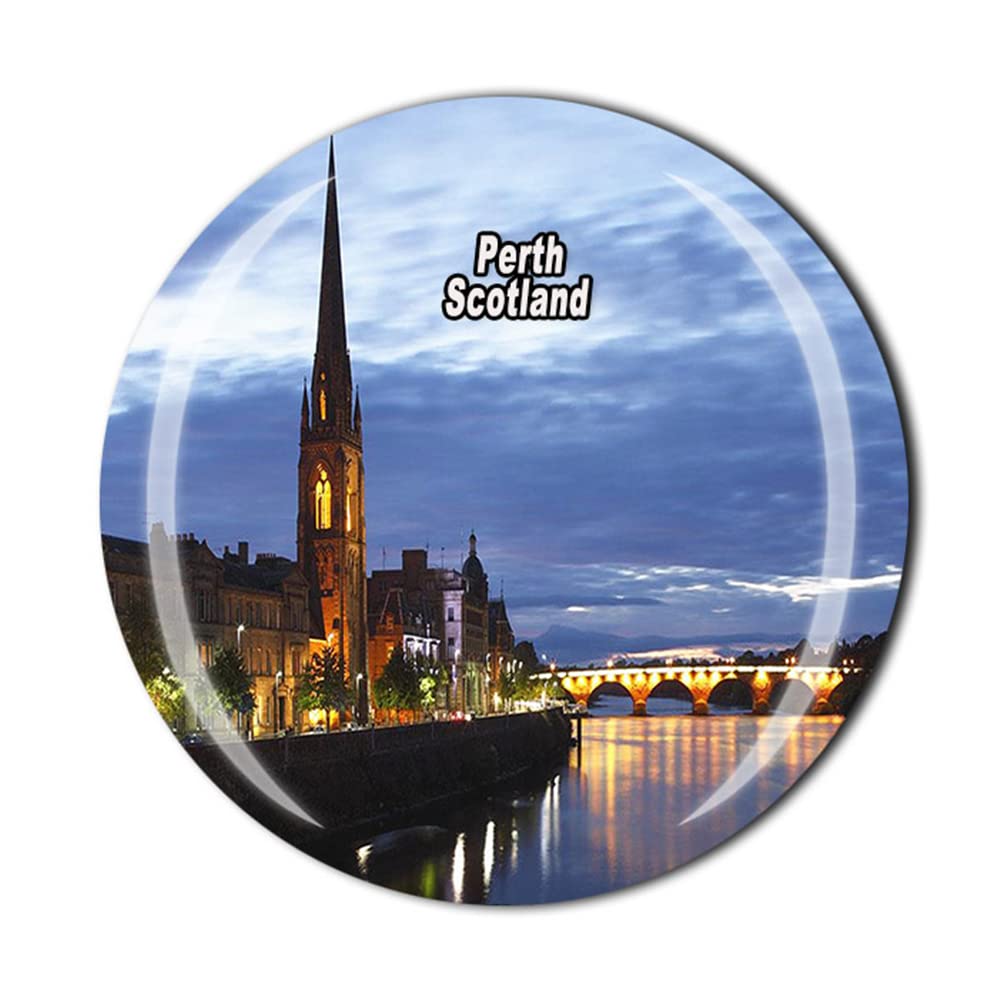 Perth Scotland Britain Fridge Magnet Souvenir Gift Refrigerator Magnetic Sticker Collection