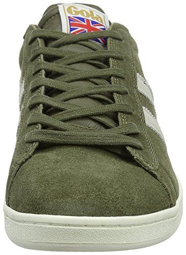Image of Gola Equipe Suede - Sneakers for Men - Contrasting Wingflash - Heel Return - Durable Cupsole - Low Silhouette
