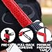VEASAERS Bat Grip Tape Baseball Softball 2/4 Pack 40 inch 1.75mm Precut and Full Adhesive Back Pro Feel Soft Comfortable Tapes for Old Bats Handles (2 Pcs-Red Dot)